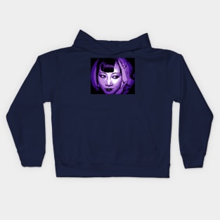 AMW purple Kids Hoodie